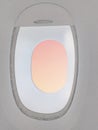 Open Plane window shade Royalty Free Stock Photo