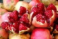 Open Pomegranates at the Sucre Market