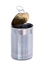 Open pop top can Royalty Free Stock Photo