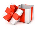 Open present box Royalty Free Stock Photo