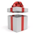 Open present box Royalty Free Stock Photo