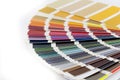 Open RAL/Pantone color card Royalty Free Stock Photo