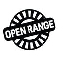 Open range rubber stamp