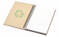 Open recycle notebook Royalty Free Stock Photo
