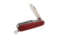 Open red swiss army knife Royalty Free Stock Photo