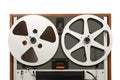 Open Reel Tape Deck Close Royalty Free Stock Photo