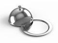 Open restaurant cloche Royalty Free Stock Photo