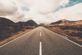 Open road in Glencoe, Scotland. Scottish Highlands. Royalty Free Stock Photo