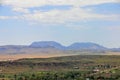 Open road happiness and blissful mountain views Royalty Free Stock Photo