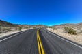 Open Road - Joshua Tree National Park Royalty Free Stock Photo