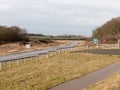 open road motorway scene near abberton nature reserve empty