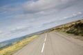 Open Road, North Yorkshire Moors; England Royalty Free Stock Photo