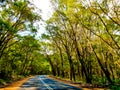 An open road on a scenic drive in Perth