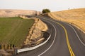 Open Road Two Lane Highway Oregon State USA Royalty Free Stock Photo
