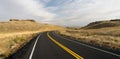 Open Road Two Lane Highway Oregon State USA Royalty Free Stock Photo