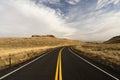 Open Road Two Lane Highway Oregon State USA Royalty Free Stock Photo