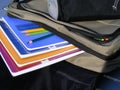 A schoolbag and its supplies