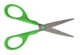 Open scissors on white Royalty Free Stock Photo