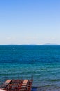 Open Sea View With Pier Under Construction