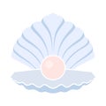 Open Seashell Icon Royalty Free Stock Photo