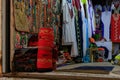 An open shop on Daniel Street Arab market on a rainy day near the Yafo Gate in the old city of Jerusalem, in Israel