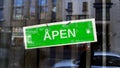 open sign in Norwegian Royalty Free Stock Photo