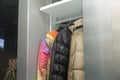 hanging winter jackets