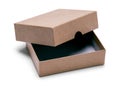 Open Small Pacakage Box Royalty Free Stock Photo