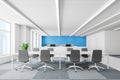 Open space office conference room interior Royalty Free Stock Photo