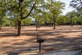 Open space in Shingwedzi rest Camp, Kruger Park Royalty Free Stock Photo