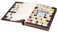 Open stamp album Royalty Free Stock Photo