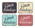 Open Sundays