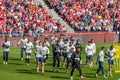 Open training Dutch football club PSV EINDHOVEN squad in Philips stadium