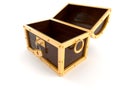 Open treasure chest Royalty Free Stock Photo