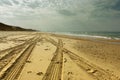 Open view of beach shore