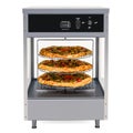 Open View Pizza Merchandiser with Pizza inside, 3D rendering