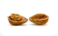 open walnut isolated Royalty Free Stock Photo