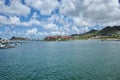 Open Water Bay in St. Maarten in the Caribbean Royalty Free Stock Photo