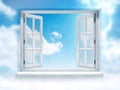 Open window Royalty Free Stock Photo