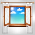 Open window Royalty Free Stock Photo