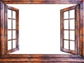 Open window isolation Royalty Free Stock Photo