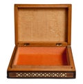 Open wooden box Royalty Free Stock Photo
