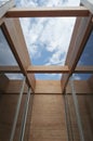 Open wooden roof, Ecological