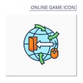 Open-world game color icon