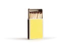 Open Yellow Matchbox