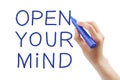 Open your mind Royalty Free Stock Photo