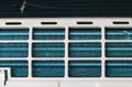 Opened air conditioner Royalty Free Stock Photo