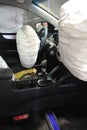 Opened airbag