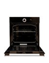 Opened black oven Royalty Free Stock Photo