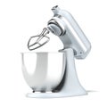 Opened Blue stand mixer